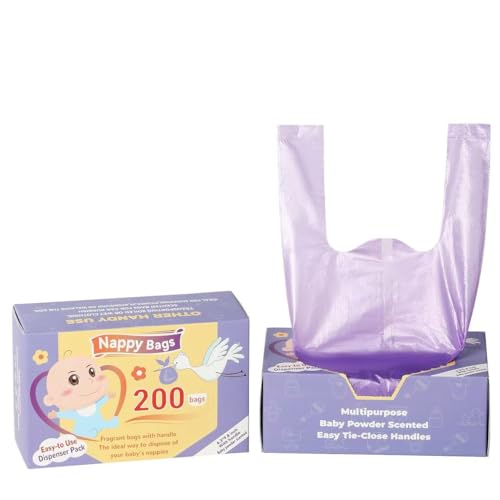 400 bolsas desechables perfumadas para pañales miniatura 1