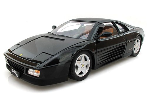 Ferrari 348 TS Elite Edition Black 1/18 by Hotwheels X5481 by Collectable Diecast