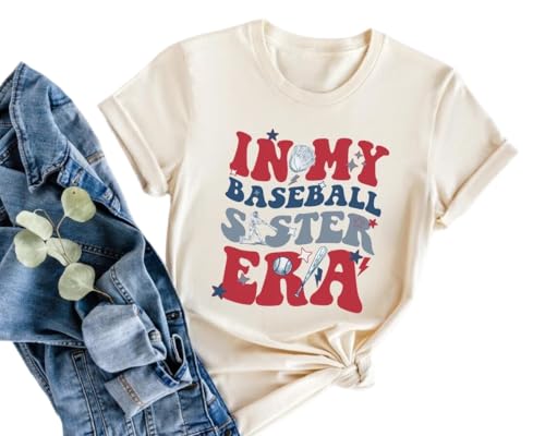 in My Baseball Sister Era Shirt | Matching Family Baseball Tee | Supportive Sibling Outfit for Game Day
