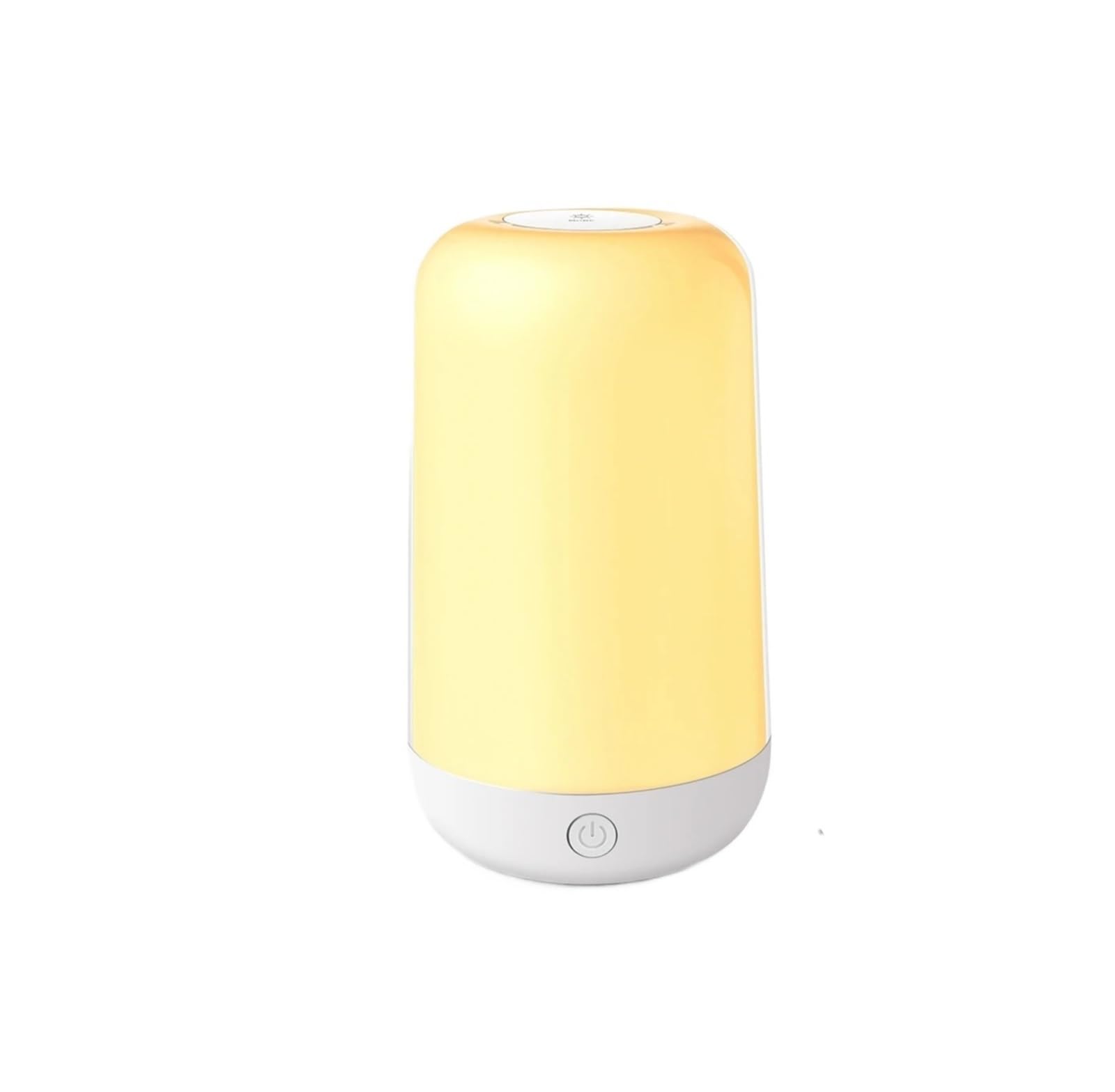 Ncaevgxrwjt White Bluetooth Touch Smart Rgb Table Lamp, Dimmable Rechargeable Kids Night Light For Camping Room Decor(White)