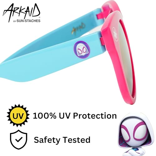 ARKAID Official Spidey and His Amazing Friends | Spidey or Ghost Spider | UV 400 | One Size Fits Most Kids2