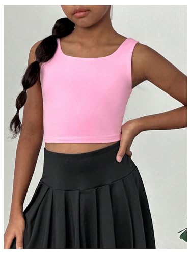 Image of WDIRARA Girl's Twist Back Sports Bras Backless Tank Top Workout Sports Shirts for Gym