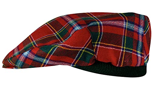 Casquette plate motif tartan écossais haut de gamme pour un style élégant et intemporel