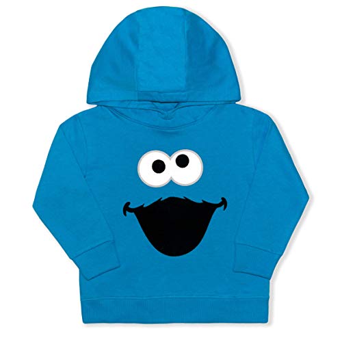 Sesame Street Boy s Pullover Hoodie Sweatshirt, Cookie Monster, Blue, Size 18M