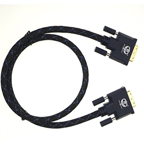 Cable DVI-DVI 10,0 - Cable de DVI-DVI de 10,0 MTS. Conectores metálicos. Cable con Funda de Malla.