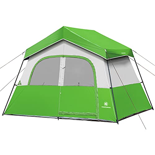 2021 Upgraded Camping Tent - HIKERGARDEN 6/10 Person Tent for Camping Waterproof, Family Tent,...