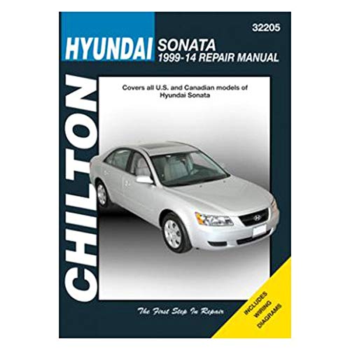 Chilton 32205 Repair Manual for Hyundai Sonata (1999-2014)