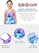 Disney Lilo and Stitch Swimsuit | Lilo and Stitch Bathing Suit | Girls' One-Piece Swimwear | Girls Swimming Suit | Blue 8