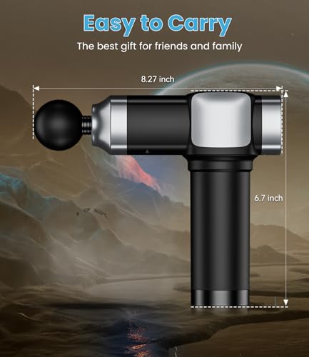 COOJOK® Massage Gun Deep Tissue, Handheld Electric Muscle Massager with 6 Massage Heads, 30 Speed Levels, Percussion Massager Gun for Pain Relief, Back Massager for Athletes Men Women - Image 9