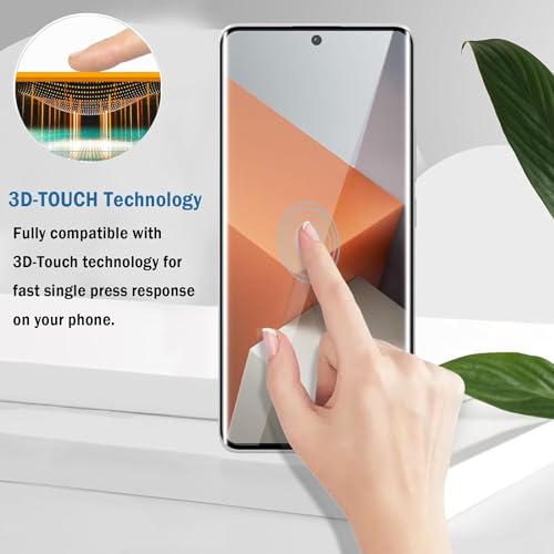 Image of STP FEEL Advanced UV Tempered Glass Screen Protector Guard For Honor Magic 5 lite (6.67 inch, Pack of 1) Full Adhesive UV Curved Case Friendly HD Clarity with easy installation kit