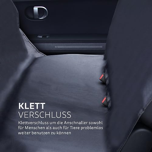 Bestlivings Autoschondecke für den Rücksitz, rutschfeste Hundedecke für Auto Rückbank und Kofferraum, für Auto, SUV, Van geeignet