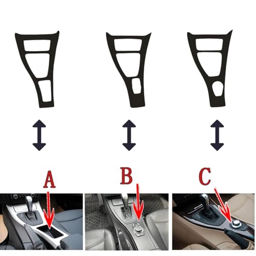 Autocollant poignée de porte cache plastique abîmé carbone BMW E90 E91