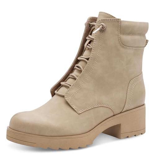 Marco Tozzi Damen Stiefeletten zum Schnüren mit Blockabsatz...