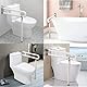 Aufstehhilfe Toilette, Wc Aufstehhilfe, 79 x 60 cm Wandstützgriff Toilette, Behinderten WC Haltegriff Klappbar, Rutschfest Sicherheitsgriff für Senioren, bis zu 150kg