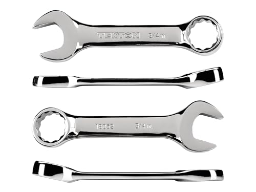 Image of TEKTON 3 /4 Inch Stubby Combination Wrench | 18052