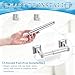 Adjustable Toilet Paper Roller Rod - Spring-Loaded Telescoping, Tool-Free Install for Standard/Jumbo Rolls