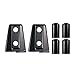 Hooke Road Black Hood Hinge Cover for 2007-2018 Jeep JK Wrangler & Unlimited - Pack of 2