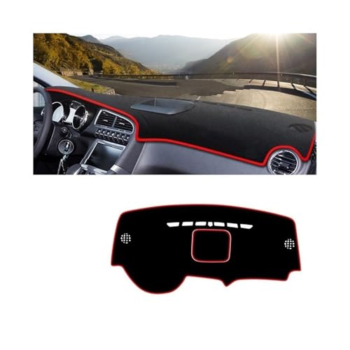 Couverture tableau de bord anti-reflet et pare-soleil efficace pour Peugeot 3008 GT
