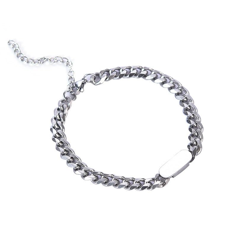 Image of Salty Alpha Anti Tarnish Bracelet for Men | Hand Bands for Boys | Wrist Bracelets for Man | Fashion Jewellery Accessories | Stylish Minimal Jewelry | Gift for Marriage, Birthday, Anniversary
