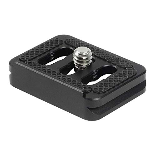 MENGS® TY-C10 1/4'' fotocamera piastra a sgancio rapido in alluminio massiccio per Tele e Micro Singola fotografica Compatibile con C Serie di piatto