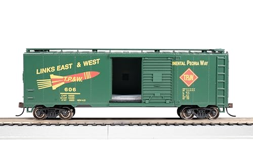Bachmann Trains - 40' Box Car - Toledo, Peoria & Western #606 - HO Scale