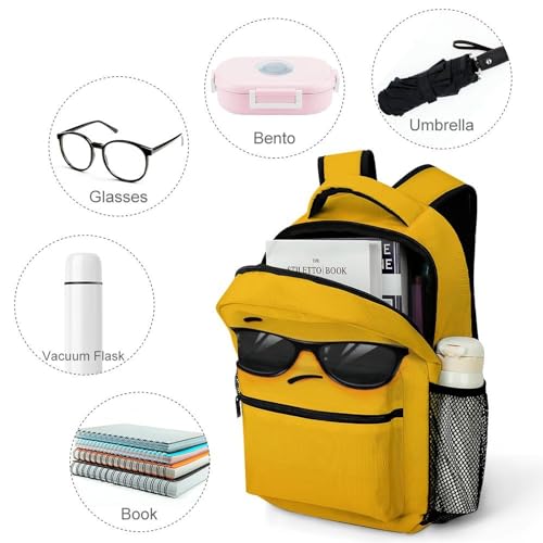 Funny Cartoon Eyes Backpack for Boys Girls School Bag Teenagers Bookbag Travel Rucksack3