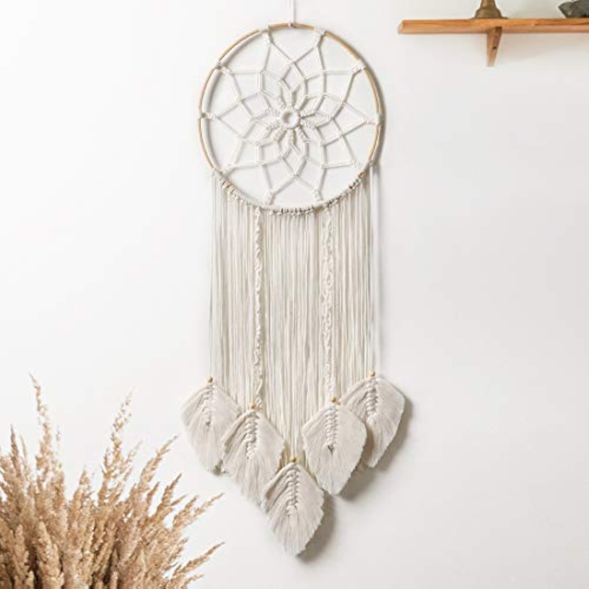 Macrame Wall Hanging Woven Decor Art, Boho Chic
