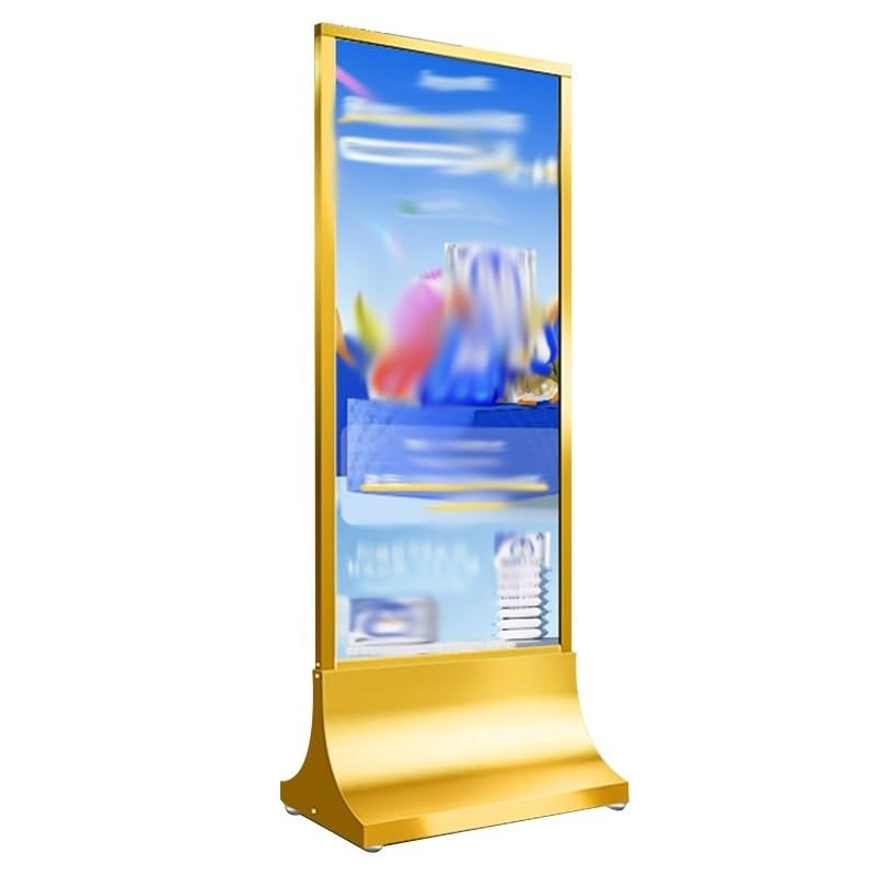 XPLKQXE Soporte Para Carteles, Portacarteles Pie, Señales Portátiles Con Base Lastrada Para Bodas, Restaurantes, Salas Conferencias Y Recepciones Hotel(Gold,23.6x15.7x71in/4pcs)