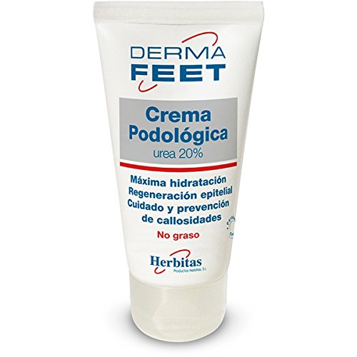 CREMA PODOLÓGICA DERMAFEET UREA 20% 75 ml.Incluye Guia del cuidado del Pié GRATIS
