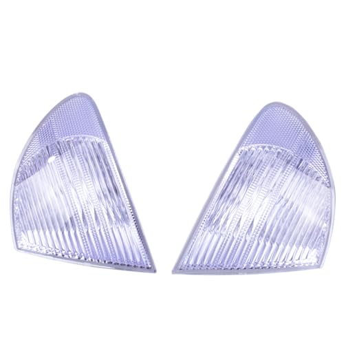 Prefer Warehouse Pair of Front Clear Corner Light Turn Signal Compatible With BMW 3 Series E46 325i 325xi 330i 330xi 323i 328i M3 4DR Sedan Wagon 1999-2001 Replaces 63136902766 63136902765 63138370586