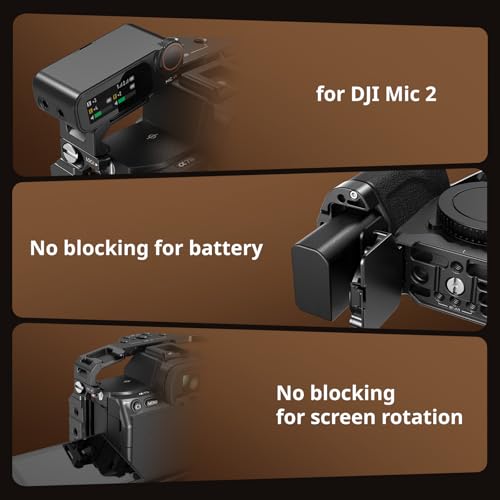 Image of SmallRig A7 V / A7 IV / A7R IV / A7R V / A7S III / A1 Camera Cage with Built-in Slot for AirTag, for Sony Alpha 7 V / 7R V / 7 IV / 7S III / 1 / 7R IV