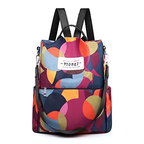 JXGSGOGO Mochila para laptop resistente à água mochila colorida bolsa de viagem bolsas de livros mochila casual, Colorido.