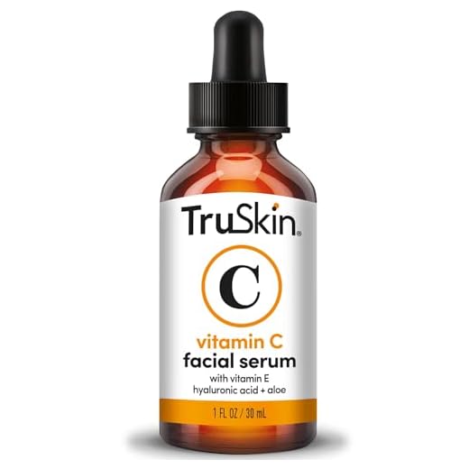 TruSkin Vitamin C Serum For Face – Anti Aging Formula with Vitamin C, Hyaluronic Acid, Vitamin E – Brightening Serum – Improve Appearance of Dark Spots, Tone, Fine Lines & Wrinkles, 1 Fl Oz