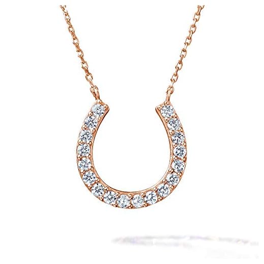 [ギフト フロム ニューヨーク] ネックレス レディース ホースシュー 馬蹄 10金 K10 ピンクゴールド ブランド プレゼント 女性
