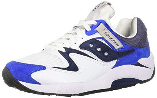 Saucony Grid 9000 Chaussures White Blue basket running
