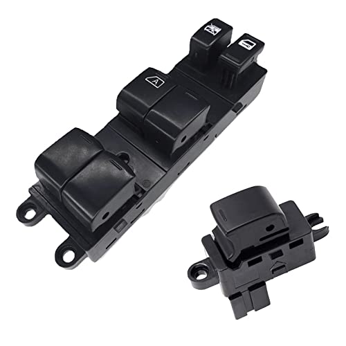 Interrupteur de vitre électrique pour Nissan Tiida Rogue Versa Teana (Set de 2, 25411-AX010)