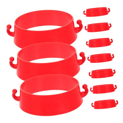 Mipcase Versatile Traffic Cone Connectors 10pcs Chain Connectors Kit Safety Cone Accessories for Construction