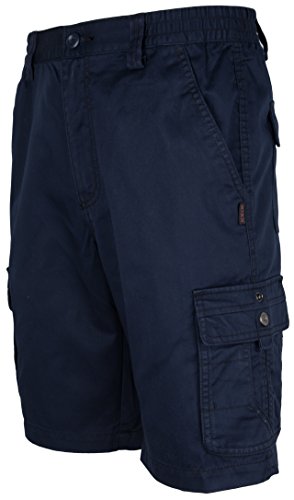 SOUNON Herren Cargo Shorts Bermudas Dunkelblau, Groesse: L SOUNON Herren Cargo Shorts Bermudas Dunkelblau, Groesse: L