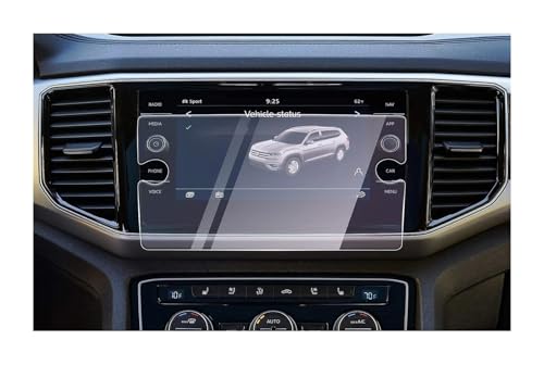Film protection en verre trempé pour l'écran GPS 8 pouces de la VW Atlas 2018-2023