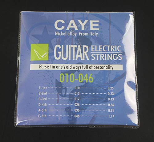 Jiaoguo 10 Pack Caye Ew7500 Nickel Plated Steel Electric Guitar Strings Light Tension 010-046 #TOP3