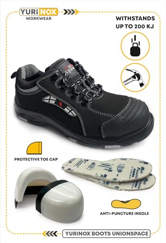 Half-Boots Unionspace - Composite Safety Toe - Puncture-Proof Kevlar Sole - Safety Utility Half-Boots for Construction and Warehouse3