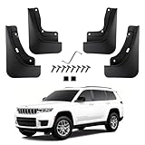 Mud Flaps for Jeep Grand Cherokee L 2022 2023 2024 2025 3-Row 7 Seats SUV, No Drill Heavy Duty All Weather Splash Guards, Fender Flares Front & Rear 4-Piece Set Protects Paint & Wheel Wells