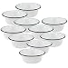 Produktbild 10er SET Schüssel 16 cm aus Haushaltemaille/Karl Krüger/Emaille - Schüssel
