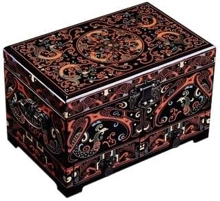 Jewelry Travel Box Jewelry Box Retro Color Storage Box Ring Earring Necklace Bracelet Watch Storage Box Jewelry Box Jewelry Organizer Storage Case (Size : B)