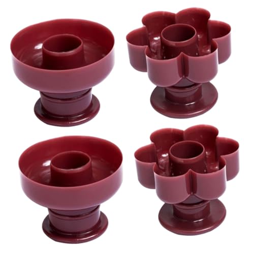 Gadpiparty 4pcs Nonstick Doughnut Baking Mold Diy Cake Molding Kit for Boys and Girls Decorative