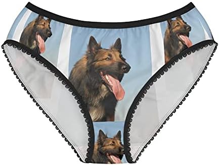 DogsMakeMeHappy Tervueren Panties, Tervueren Underwear, Briefs, Cotton Briefs, Funny Underwear, Panties For Women