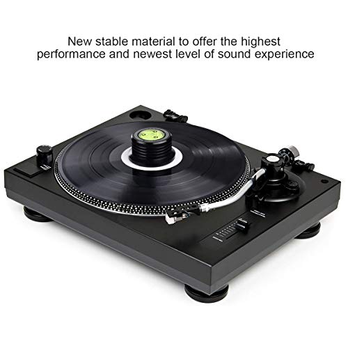 Record Weight LP Disc Stabilizer Turntable Vinyl Clamp HiFi for Vibration Balanced Black