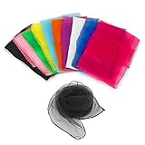 EKdirect 10 Stück Tanz Tücher, Square Jongliertücher Performance Schals für Kindergarten Kindershow 70 x 70 cm