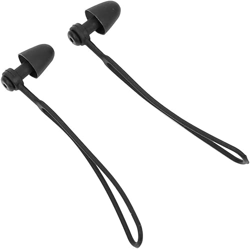 Miniatura 7 de Tapones para los oídos de natación, silicona suave unisex que bloquean el agua, tapones para los oídos con cordón y caja de almacenamiento para