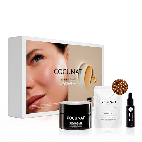 COCUNAT - COFRE TIMELESS GLOW - Serum Vitamina C + Crema Antiedad...